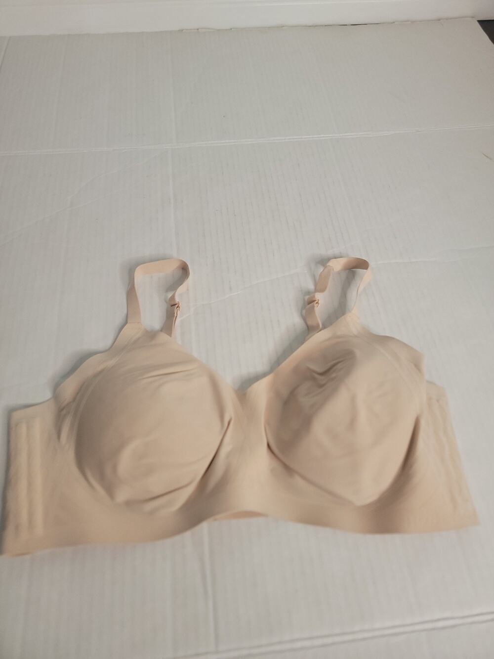 HoneyLove Womens Silhouette Bra Size 1X 40C/D Tan